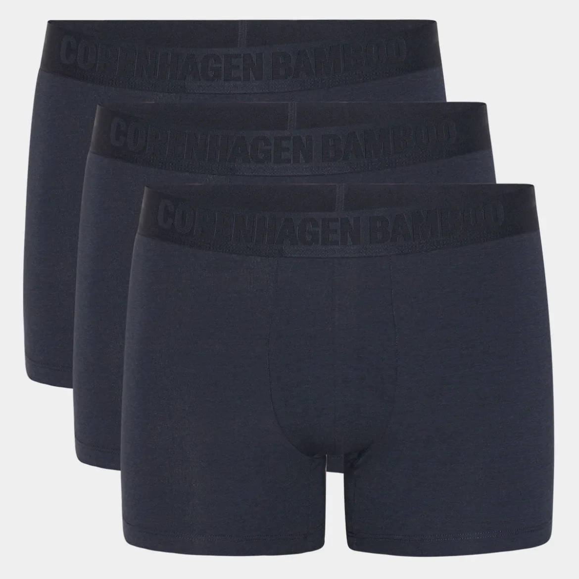 3 pak Blå bambus underbukser