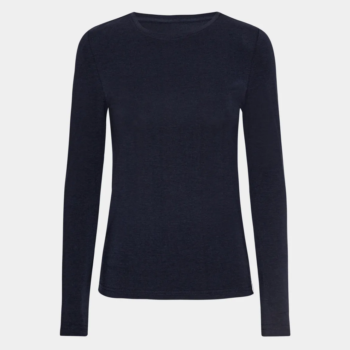 3 pak Blå langærmet bambus T-shirt