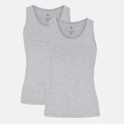 2 pak Grå bambus Tank Top
