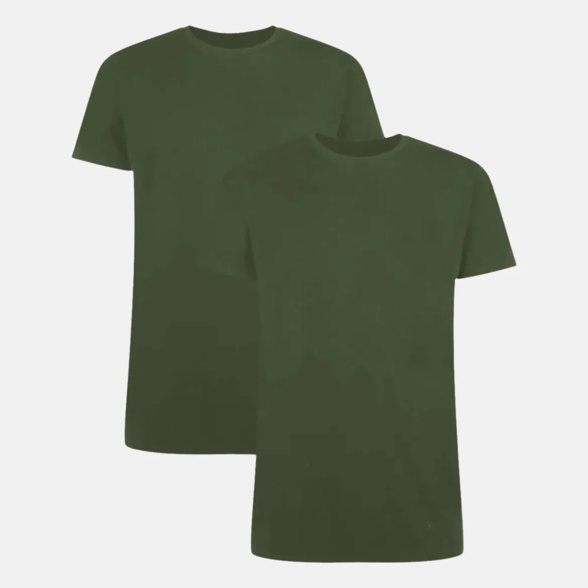 2 pak Grøn bambus T-shirt