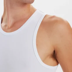 2 pak Hvid bambus Tank Top