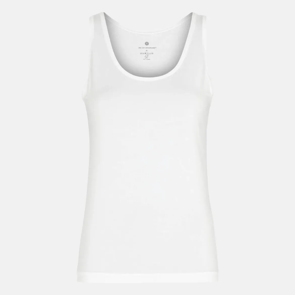 2 pak Hvid bambus Tank Top