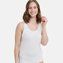 2 pak Hvid bambus Tank Top