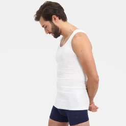 2 pak Hvid bambus Tank Top