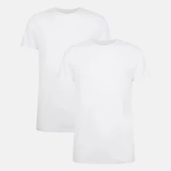 2 pak Hvid bambus T-shirt