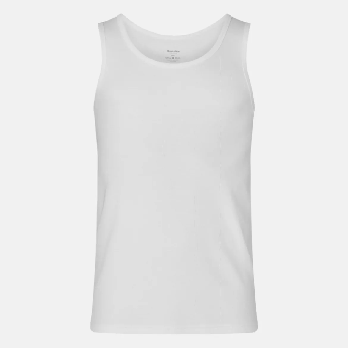 2 pak Hvid rib bambus Tank Top