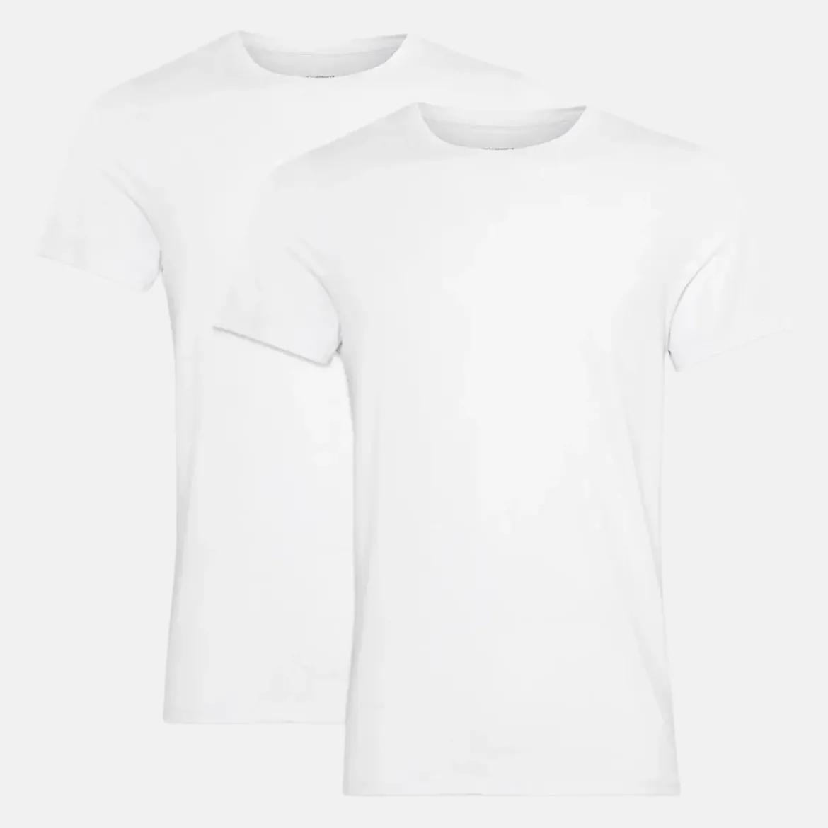 2 pak Hvid slim fit bambus T-shirt