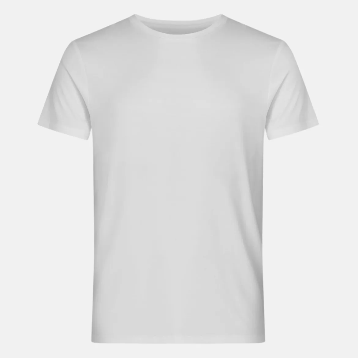 2 pak Hvid slim fit bambus T-shirts