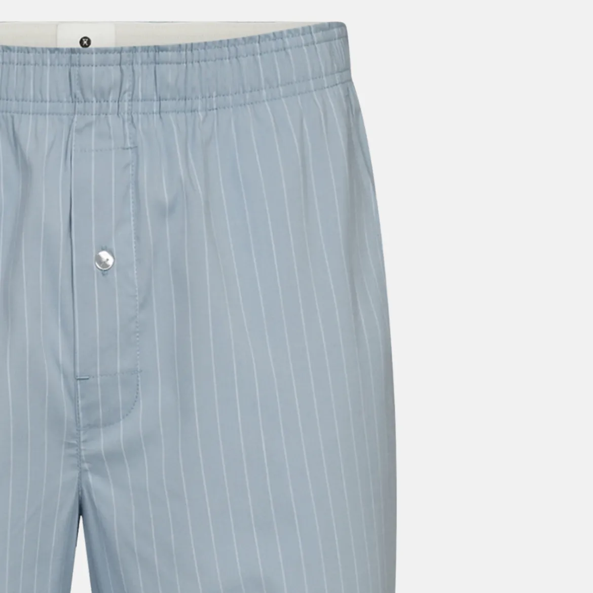 2 pak Lyseblå bambus boxershorts