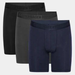 3 pak Mix bambus underbukser med lange ben