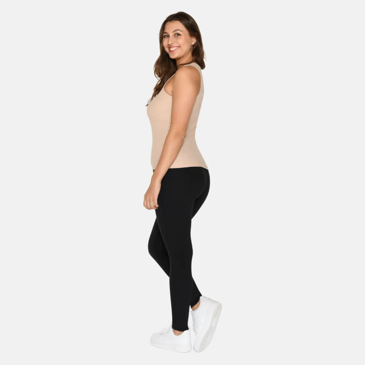 2 pak Mix rib bambus Tank Top