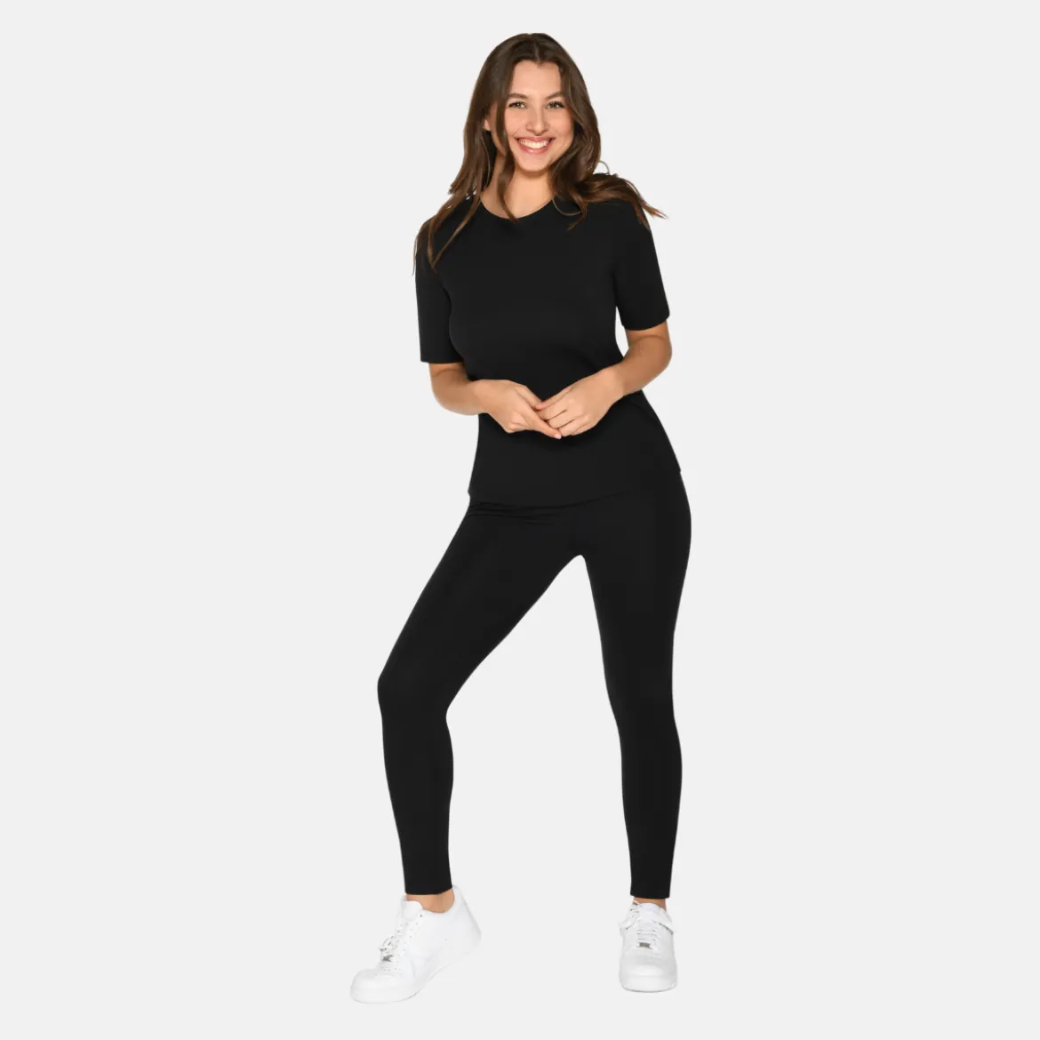 2 pak Mix slim fit bambus T-shirt