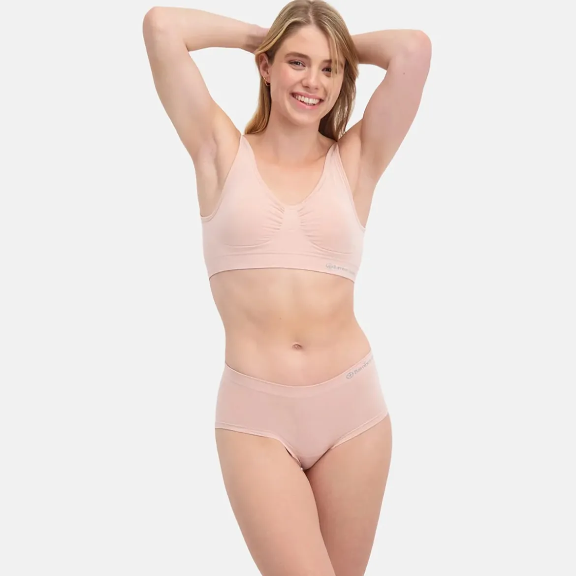2 pak Nude bambus Hipster trusse