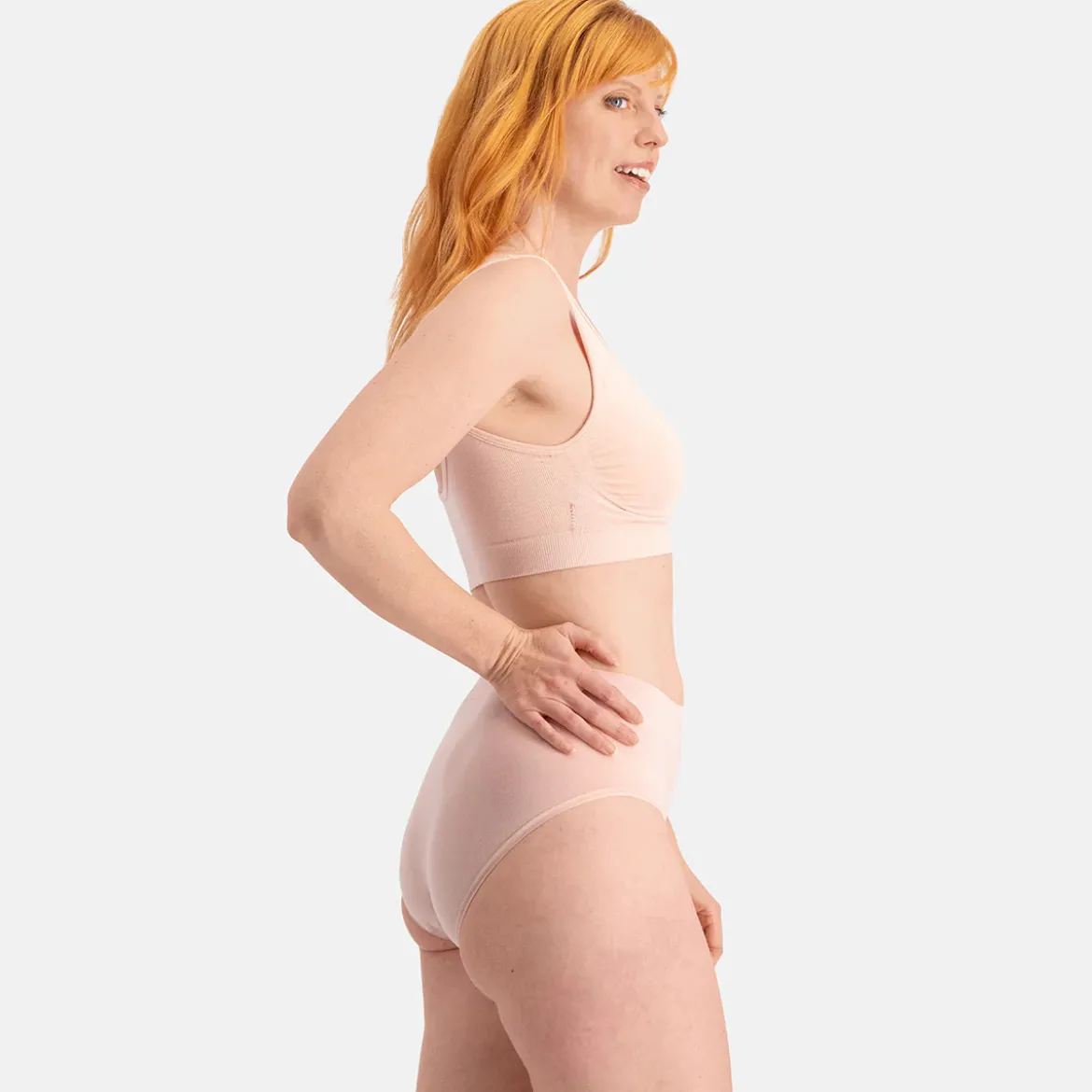 3 pak Nude bambus Maxi trusse