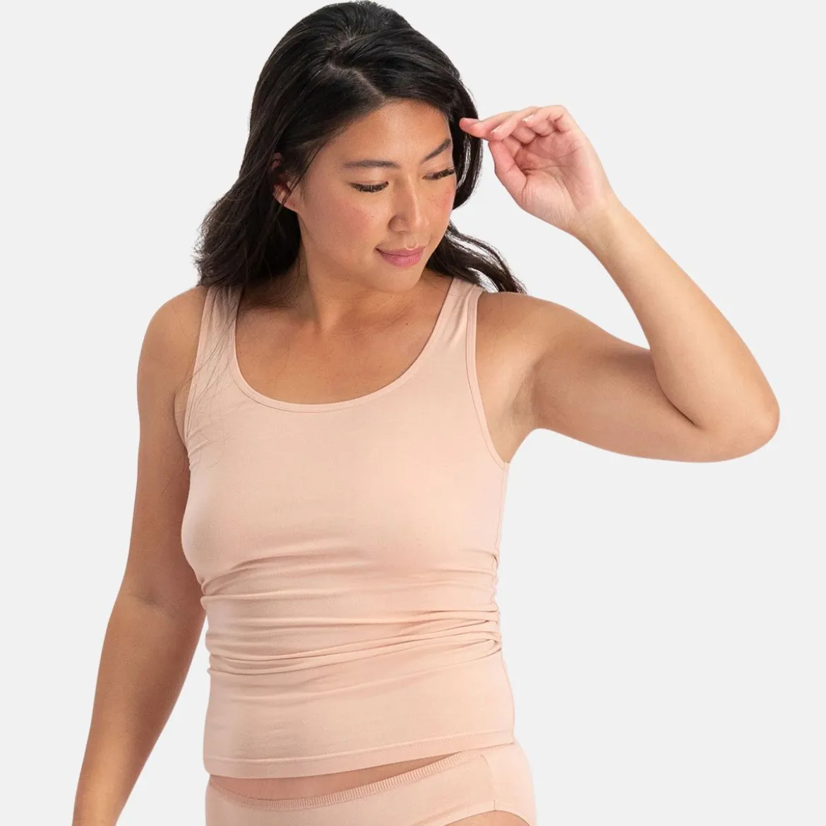 2 pak Nude bambus Tank Top