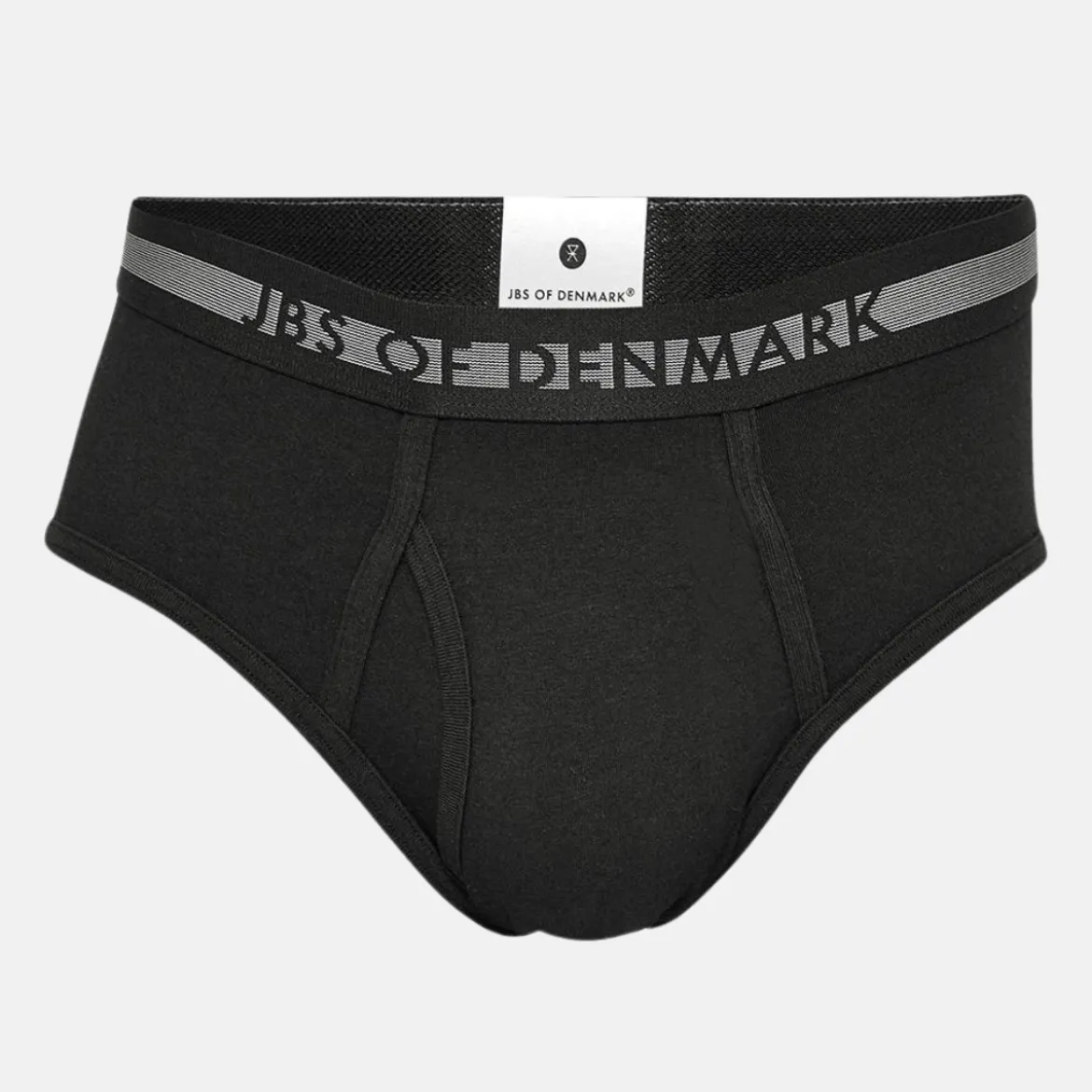 2 pak Sort bambus herretrusser med gylp