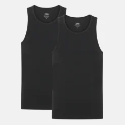 2 pak Sort bambus Tank Top