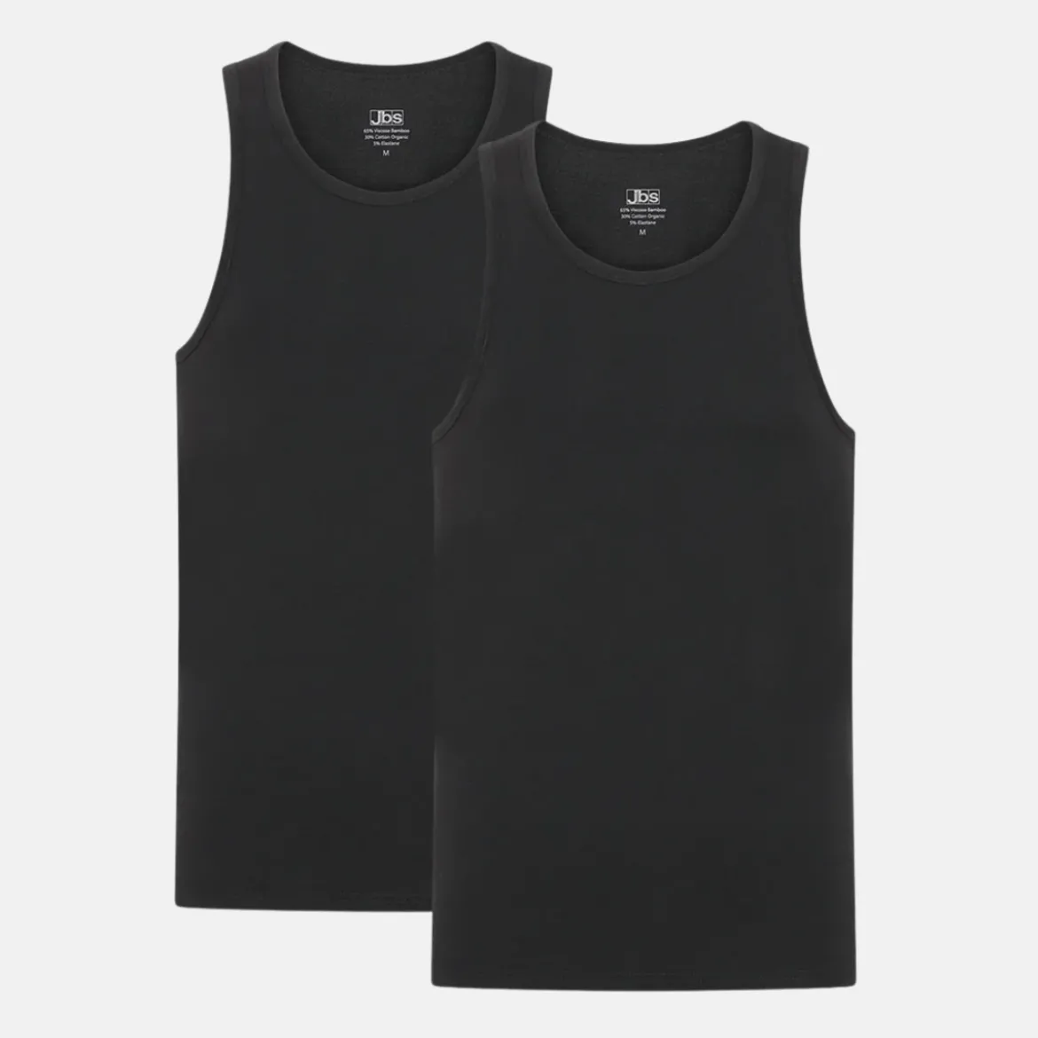 2 pak Sort bambus Tank Top