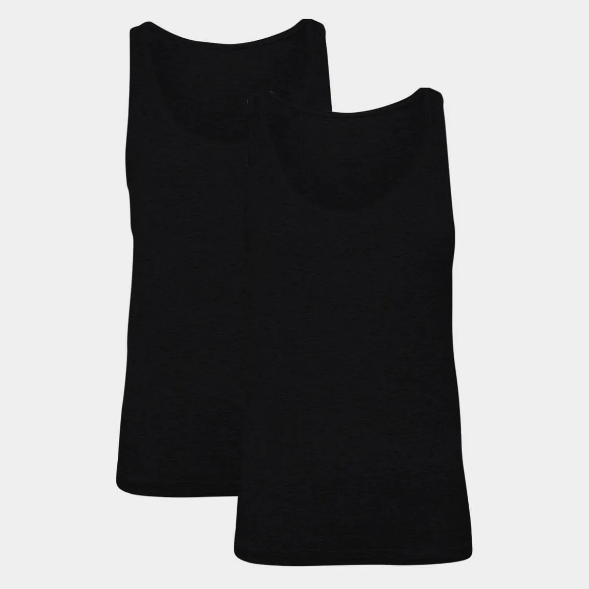 2 pak Sort bambus Tank Top