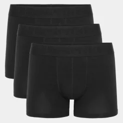 3 pak Sort bambus underbukser