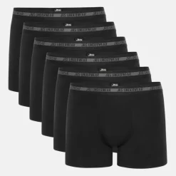 6 pak Sort bambus underbukser