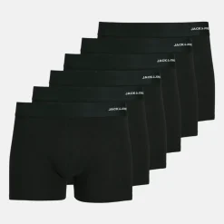 6 pak Sort bambus underbukser