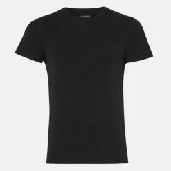 2 pak Sort slim fit bambus T-shirt