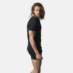 2 pak Sort slim fit bambus T-shirts