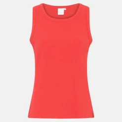 Anja bambus tank top - Rød