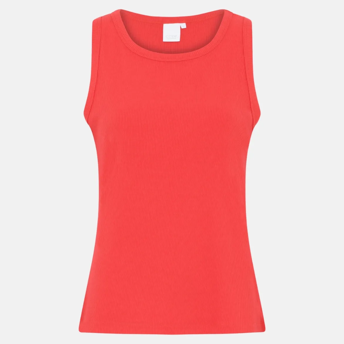 Anja bambus tank top - Rød