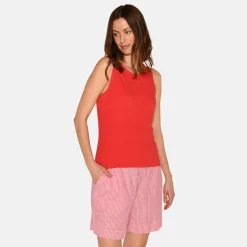 Anja bambus tank top - Rød