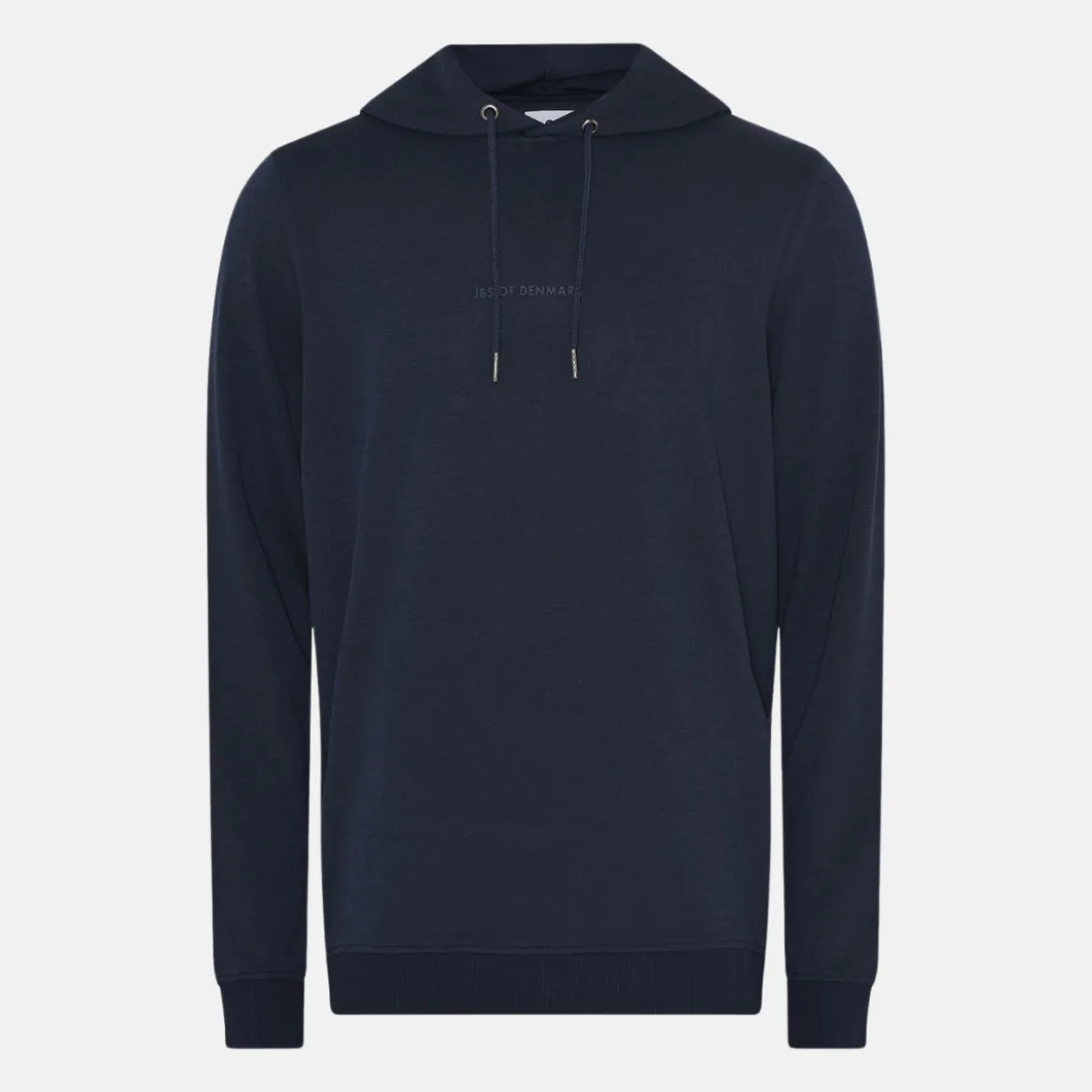 Blå bambus hoodie