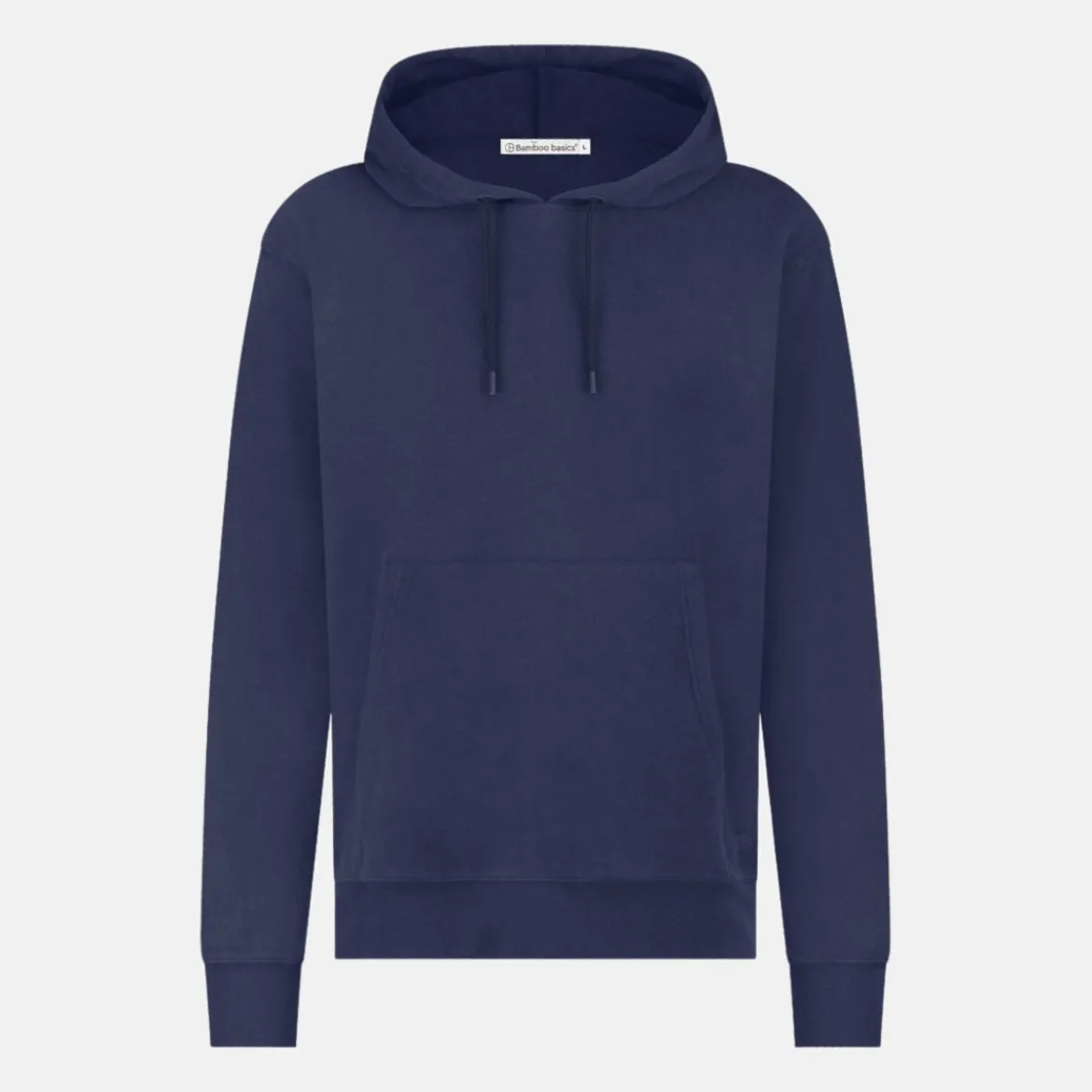 Blå bambus hoodie joggingsæt