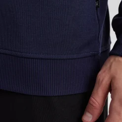 Blå bambus sweatshirt