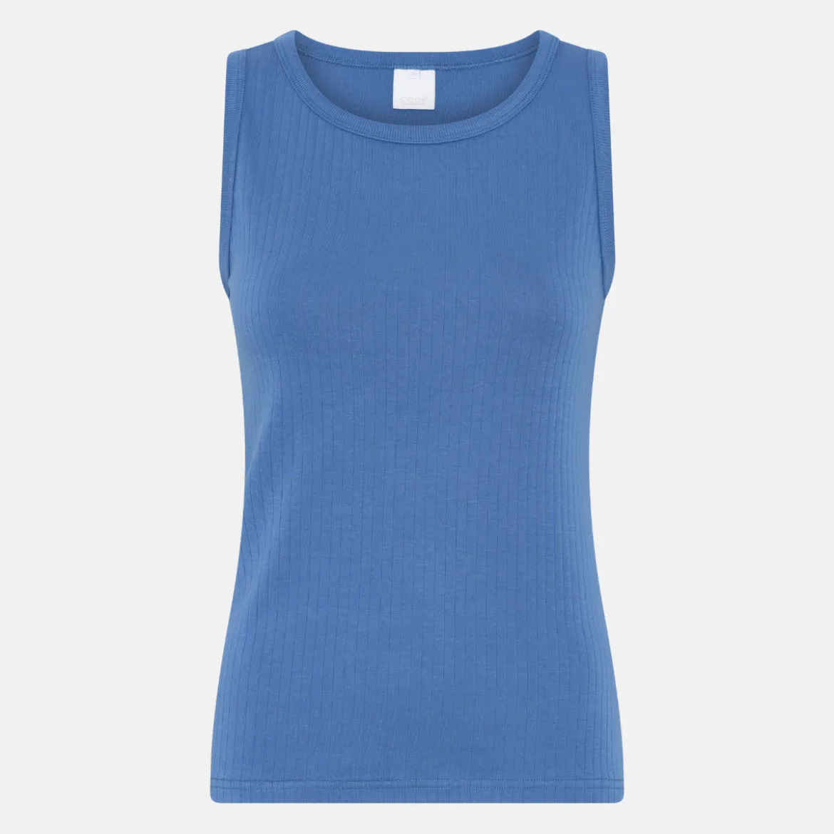 Blå bambus Tank Top