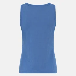 Blå bambus Tank Top