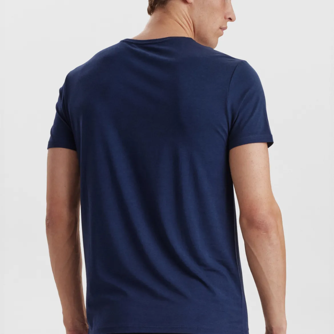 Blå bambus T-shirt