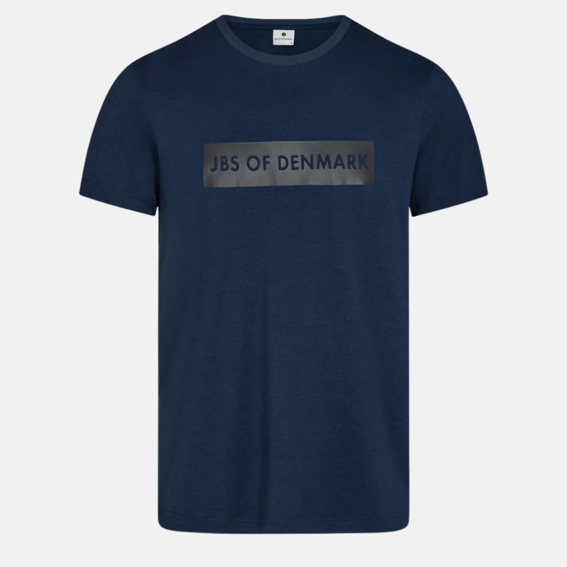 Blå bambus T-shirt med logo