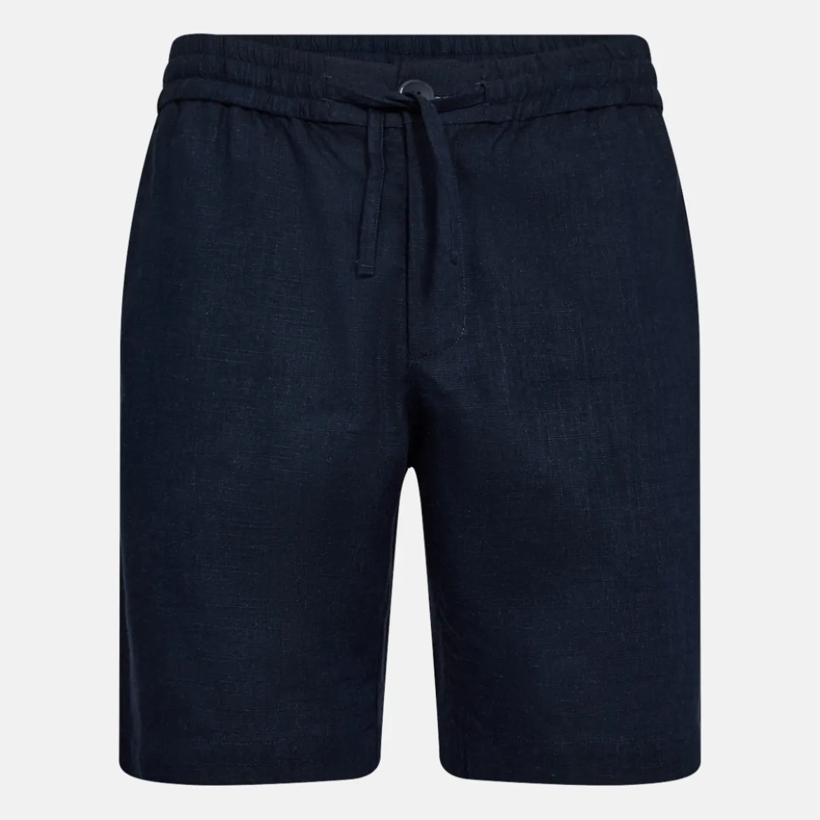 Blå bambus/hør shorts