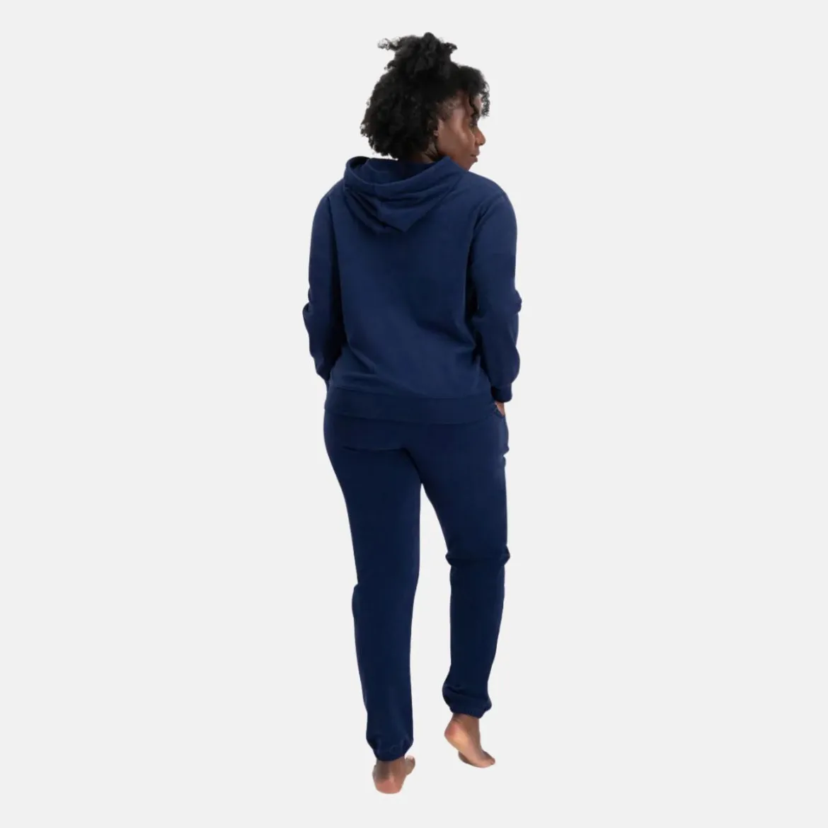 Gaby Blå bambus hoodie