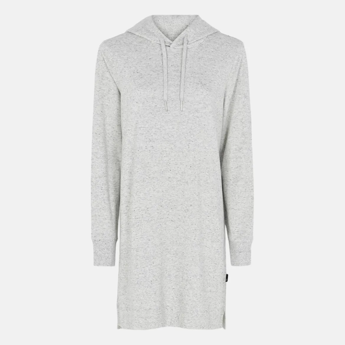 Grå bambus hoodie kjole
