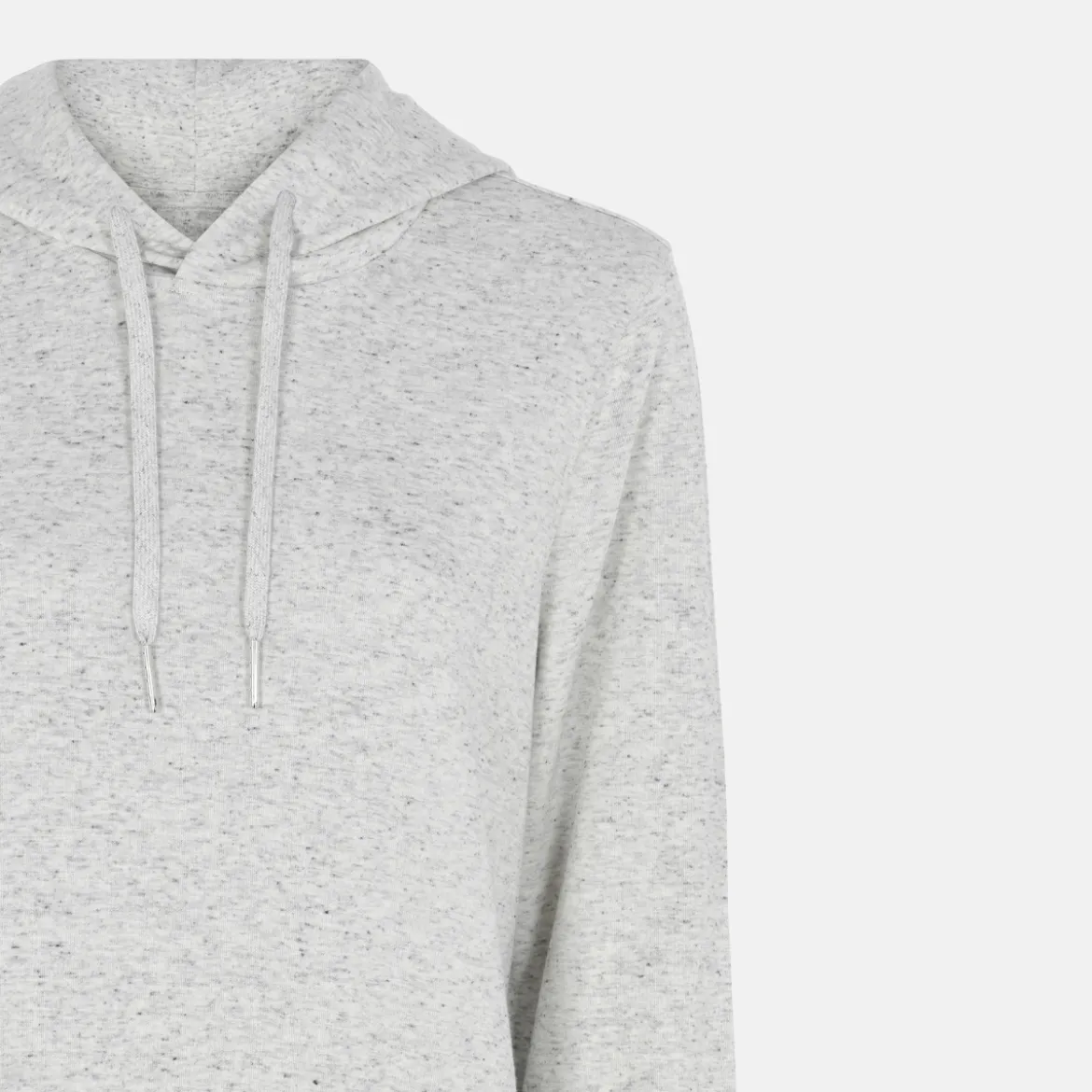 Grå bambus hoodie kjole