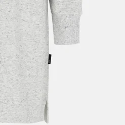 Grå bambus hoodie kjole