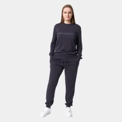 Grå bambus joggingsæt med logo