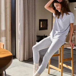 Grå bambus leggings