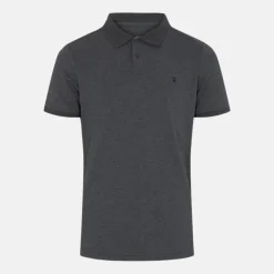 Grå bambus Polo Shirt