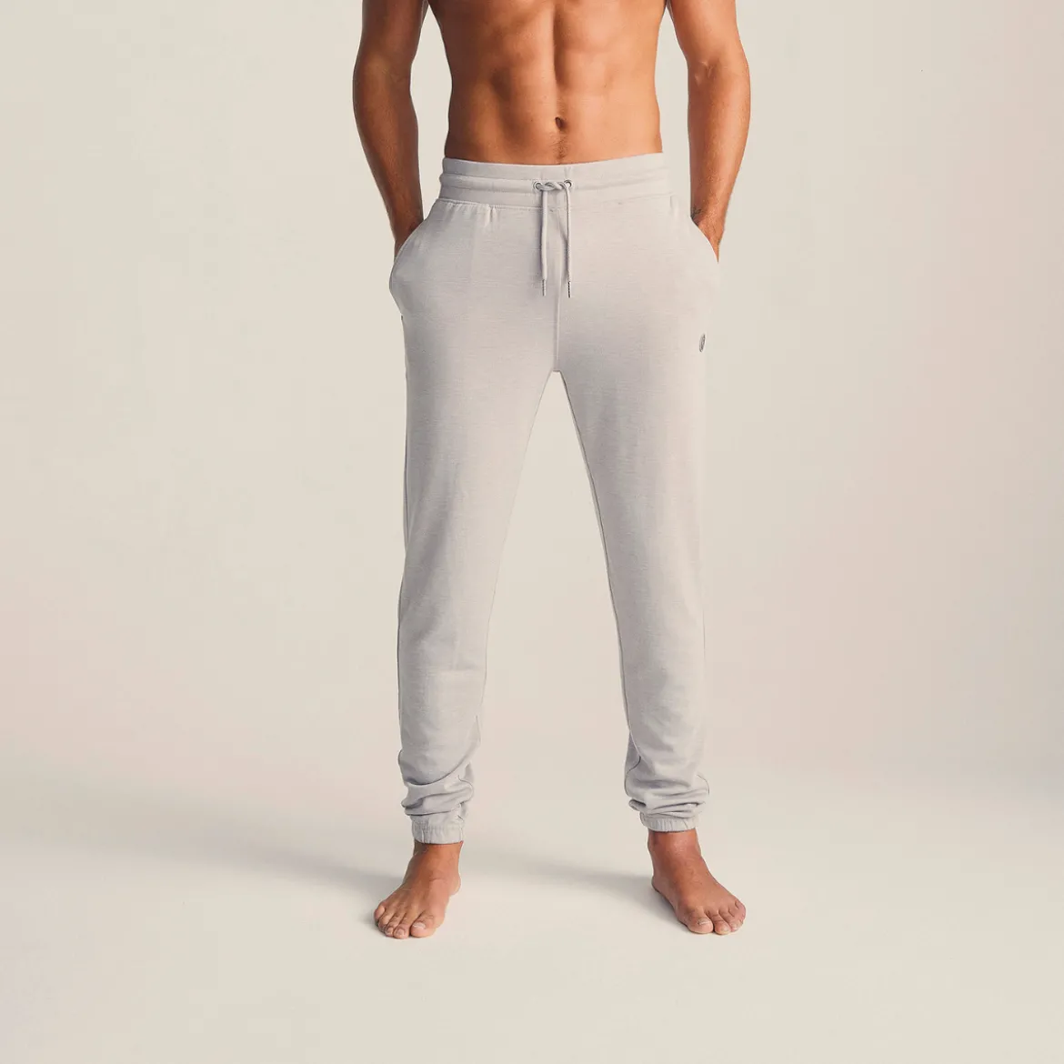Grå bambus sweatpants