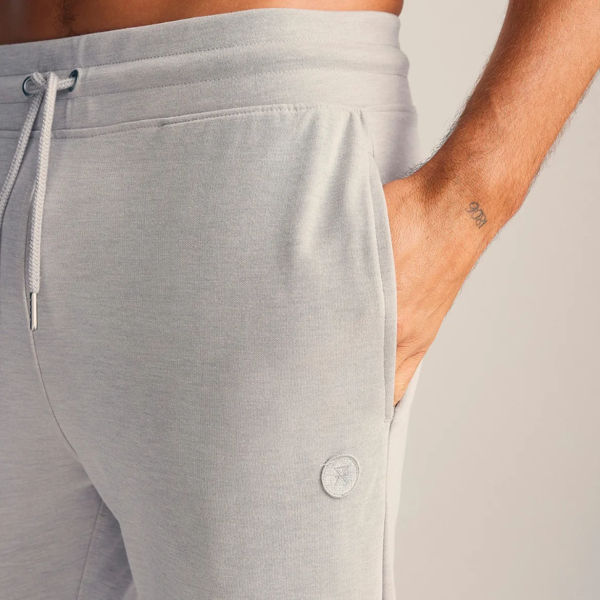 Grå bambus sweatpants