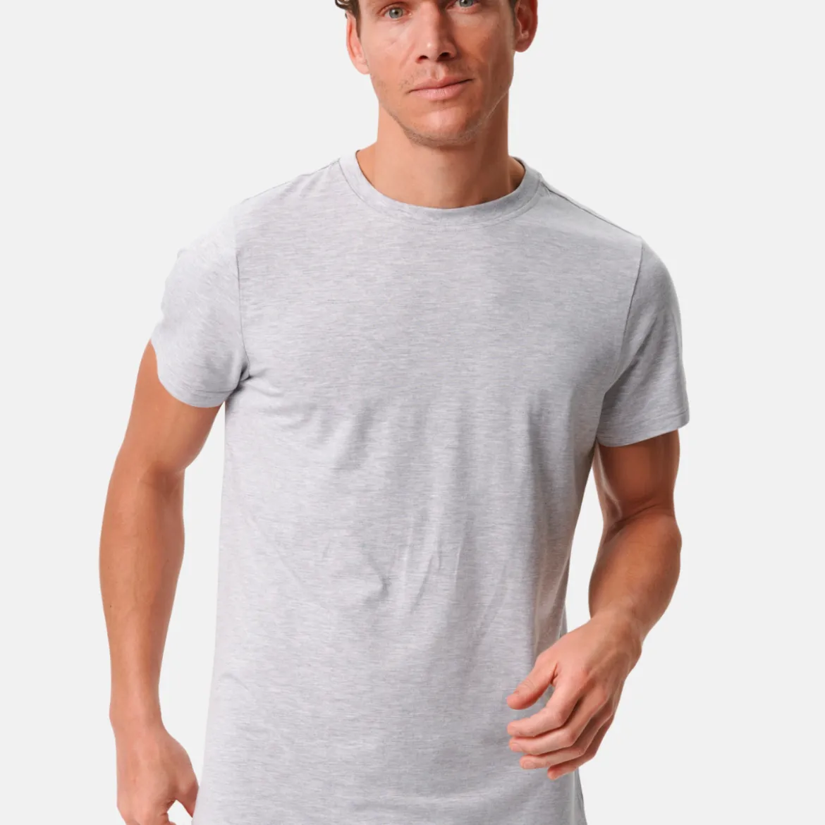 Grå bambus T-shirt