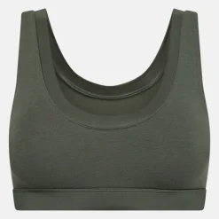 Grøn bambus BH top